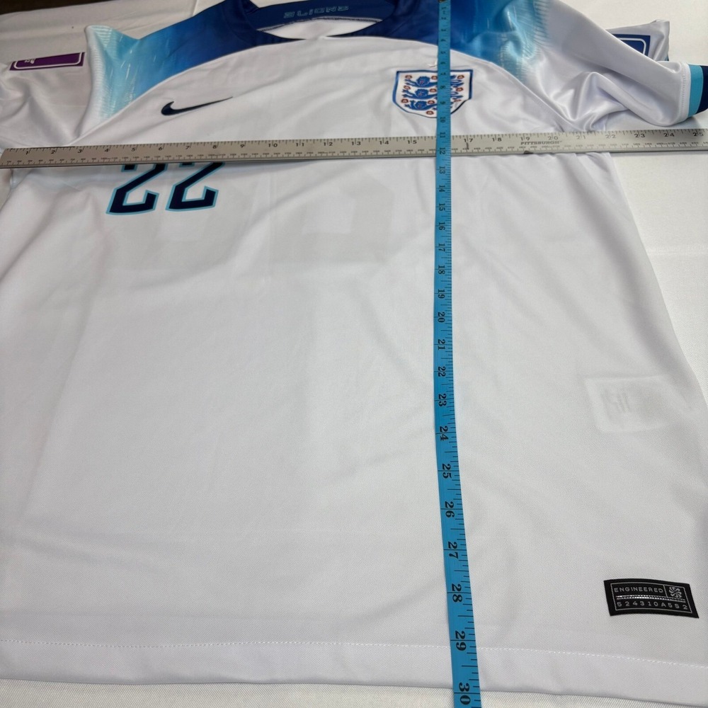Nike England Soccer‎ Jersey Bellingham #22 World Cup XXL Dri-FIT  Blokecore - Picture 9 of 9
